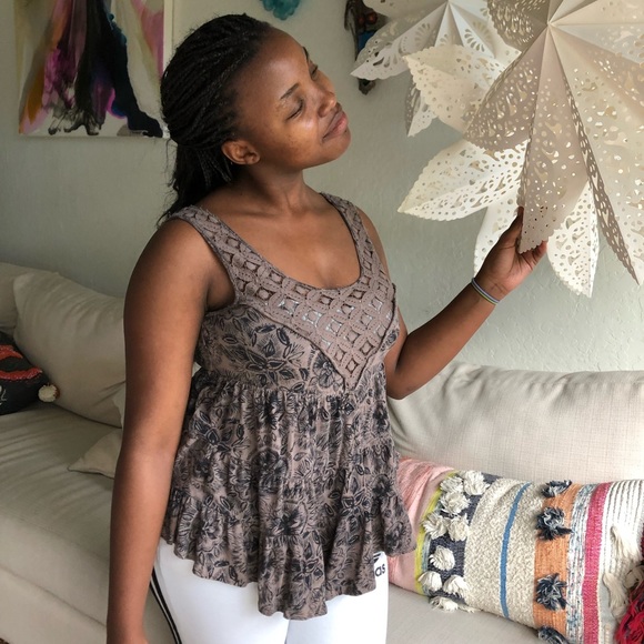 Free People sleeveless shirt size M - Picture 2 of 2